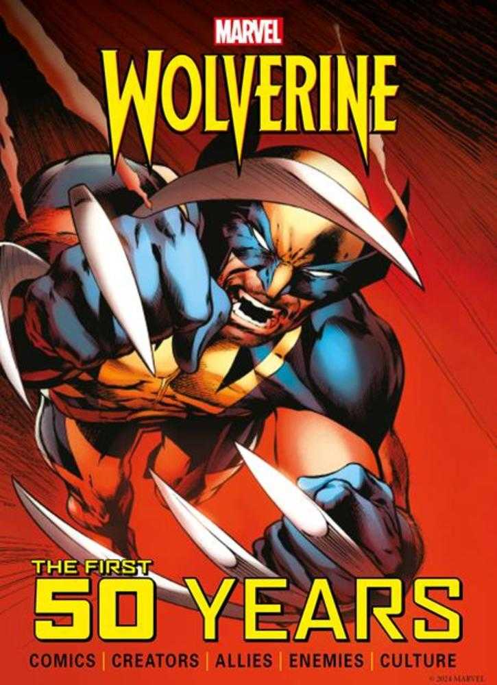 Marvels Wolverine The First 50 Years Hardcover Previously Offered Thru Diamond