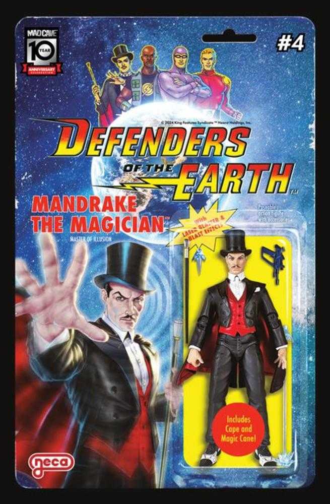 Defenders Of The Earth #4 (Of 8) Cover B Djordje Djokovic Action Figure Variant