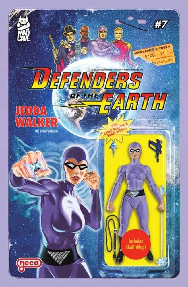 Defenders Of The Earth #7 (Of 8) Cover B Djordje Djokovic Action Figure Variant