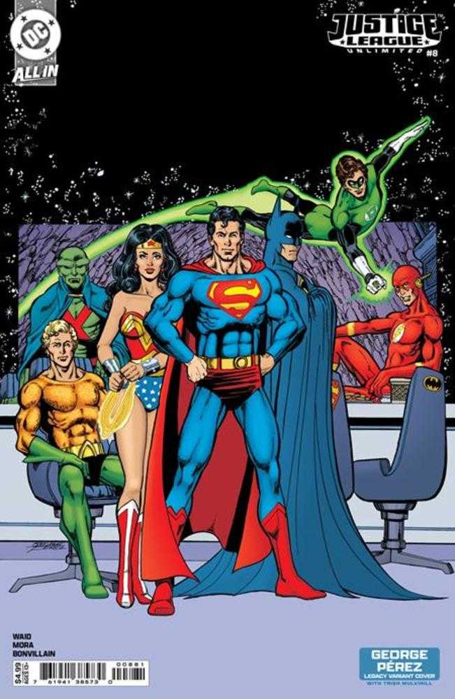 Justice League Unlimited #8 Cover F George Perez Legacy Card Stock Variant (We Are Yesterday)