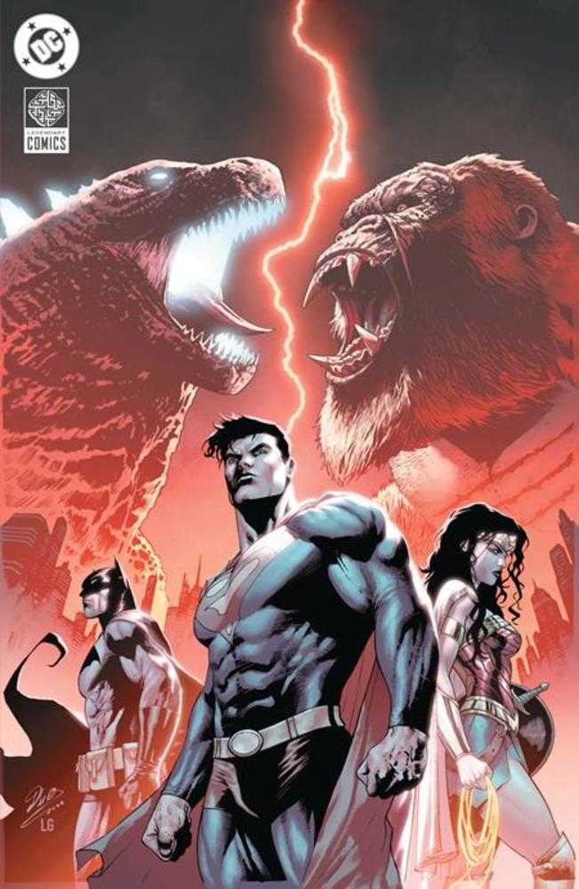 Justice League vs Godzilla vs Kong 2 #1 (Of 7) Cover I 1 in 100 Christian Duce Virgin Card Stock Variant