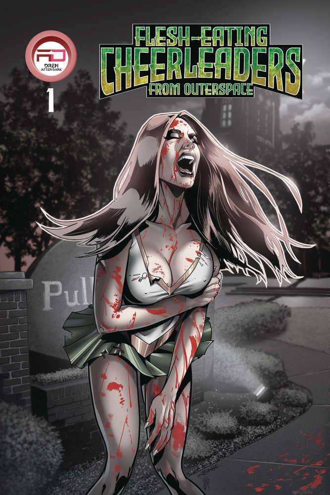 Flesh Eating Cheerleaders Outer Space #1 2nd Print Cover A Zane