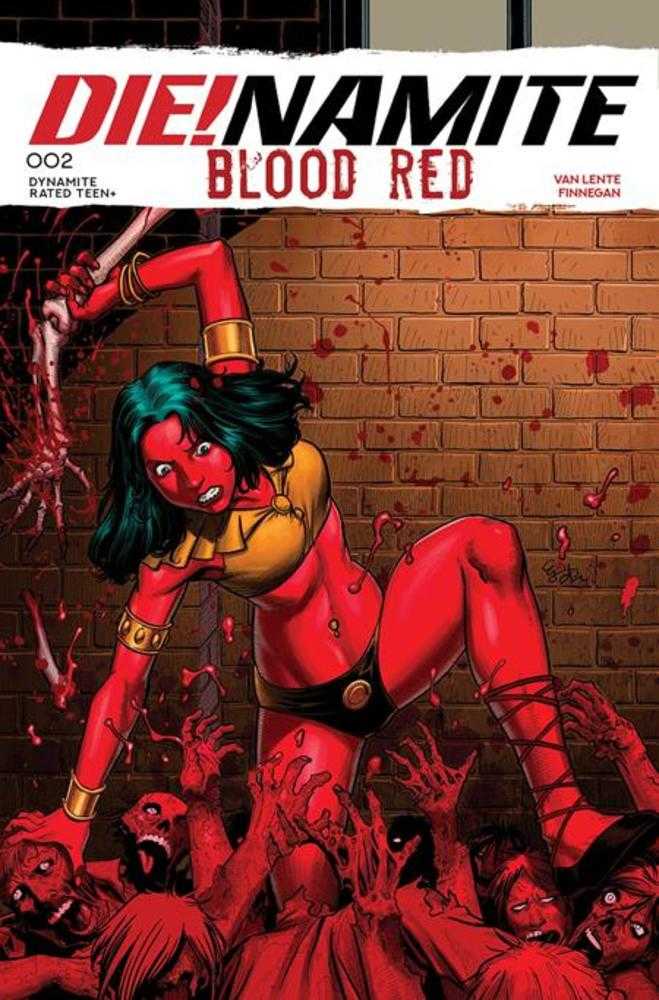 Dienamite Blood Red #2 Cover A Ej Su