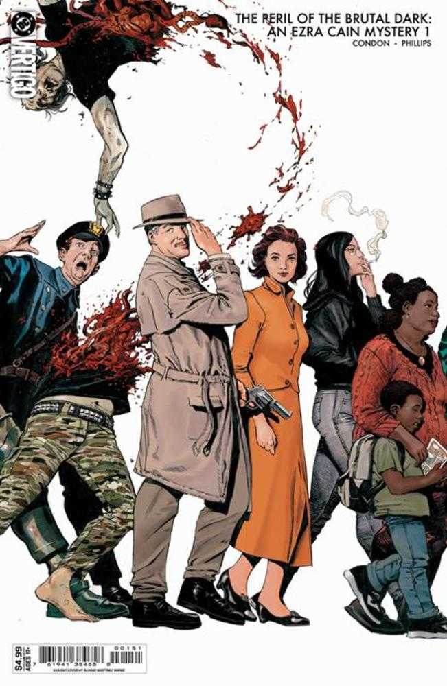 The Peril Of The Brutal Dark An Ezra Cain Mystery #1 (Of 6) Cover E Alvaro Martinez Bueno Connecting Card Stock Variant (Mature)