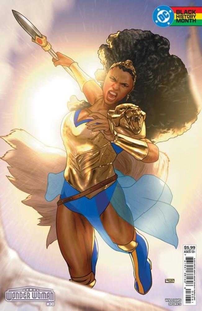Wonder Woman #30 Cover F Taurin Clarke Black History Month Card Stock Variant