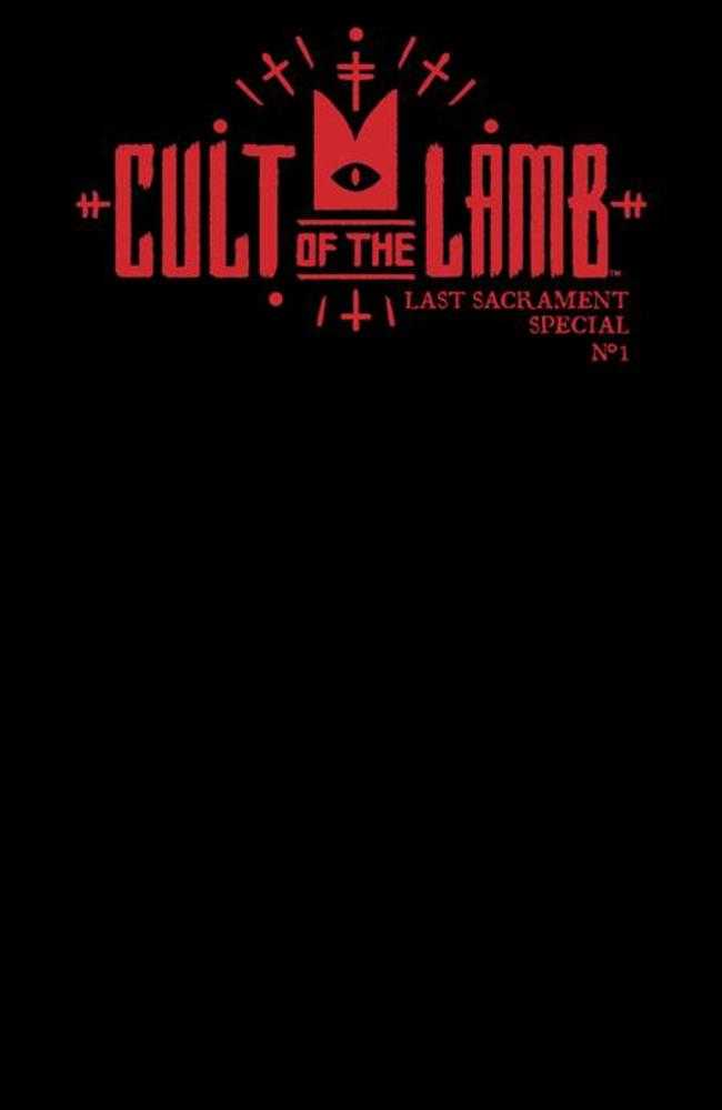 Cult Of The Lamb Last Sacrament Special #1 (One Shot) Cover C Blank Sketch Variant