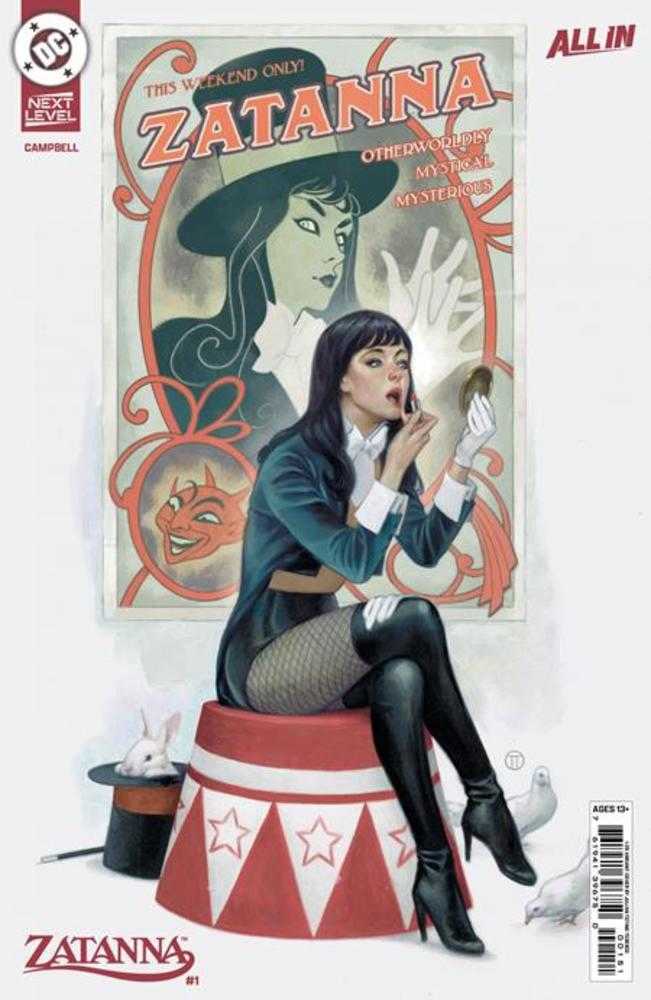 Zatanna (2026) #1 Cover G 1 in 25 Julian Totino Tedesco Card Stock Variant