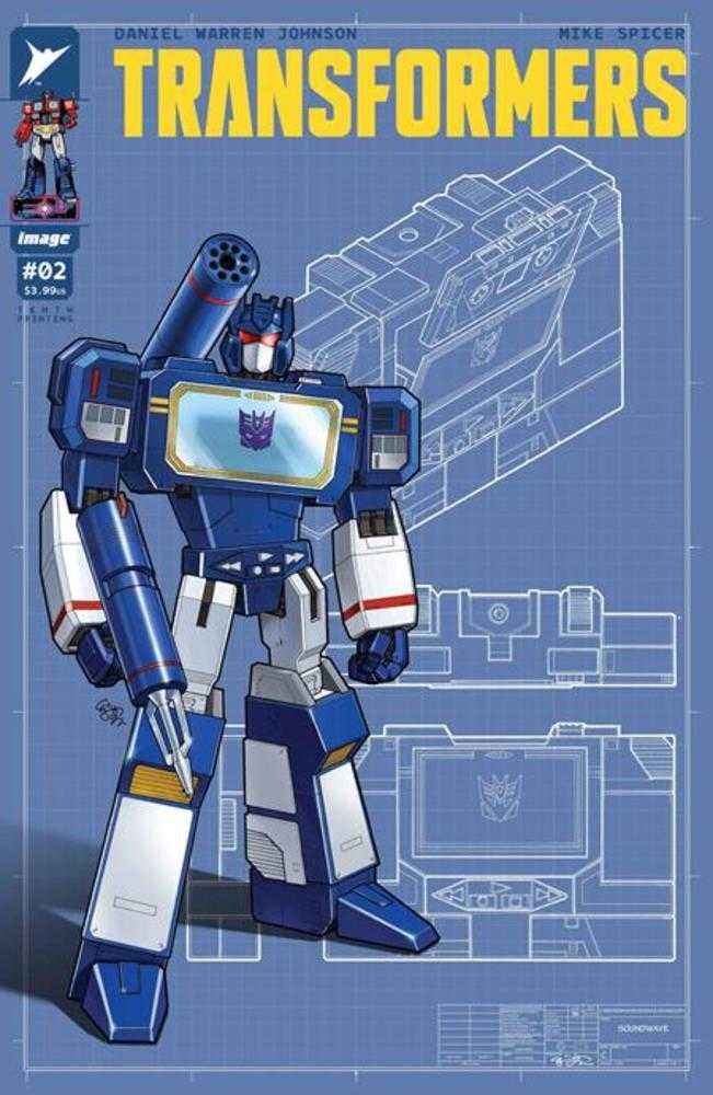 Transformers #2 10 Th Printing Cover I Ej Su Variant