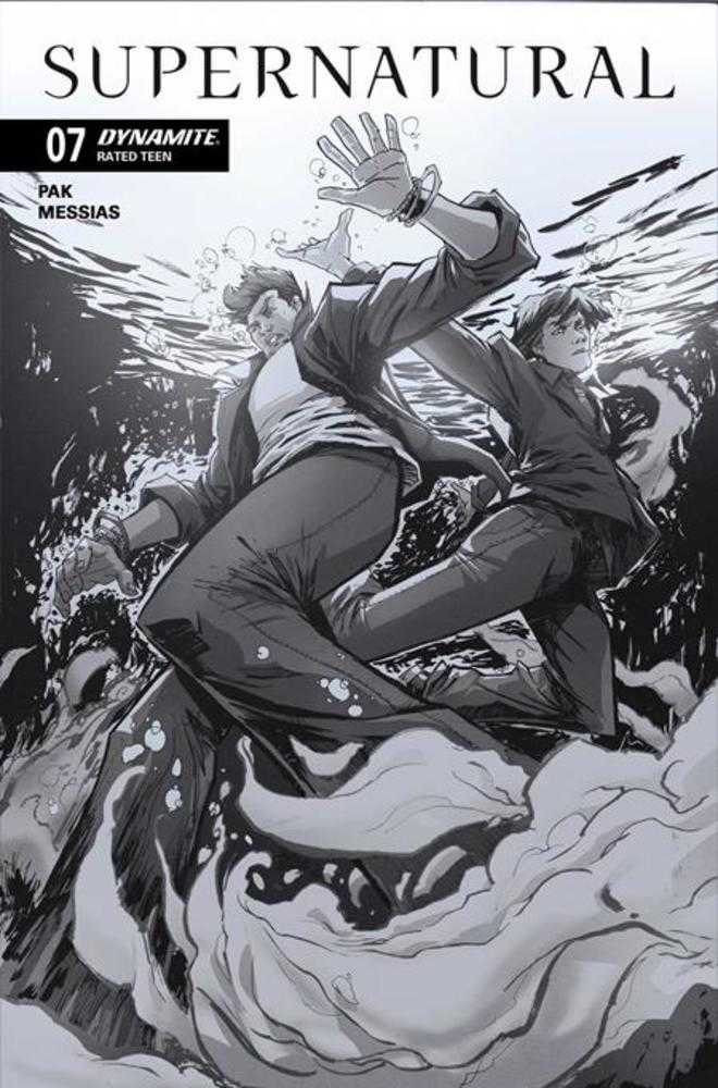Supernatural #7 Cover G 1 in 10 David Cousens Line Art Variant