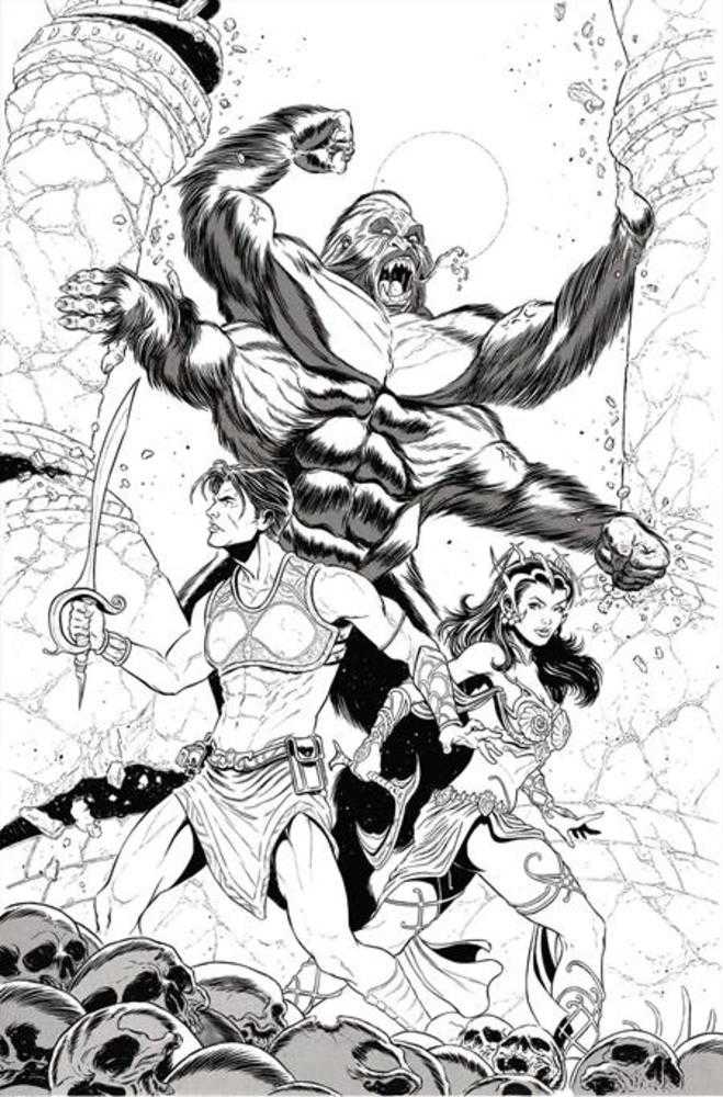 Altered States Warlords #2 Cover L Inc 1:7 Mariano Benitez Chapo Line Art Full Art Variant