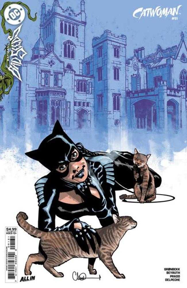Catwoman #91 Cover C Charlie Adlard Card Stock Variant (Batman Bad Seeds)