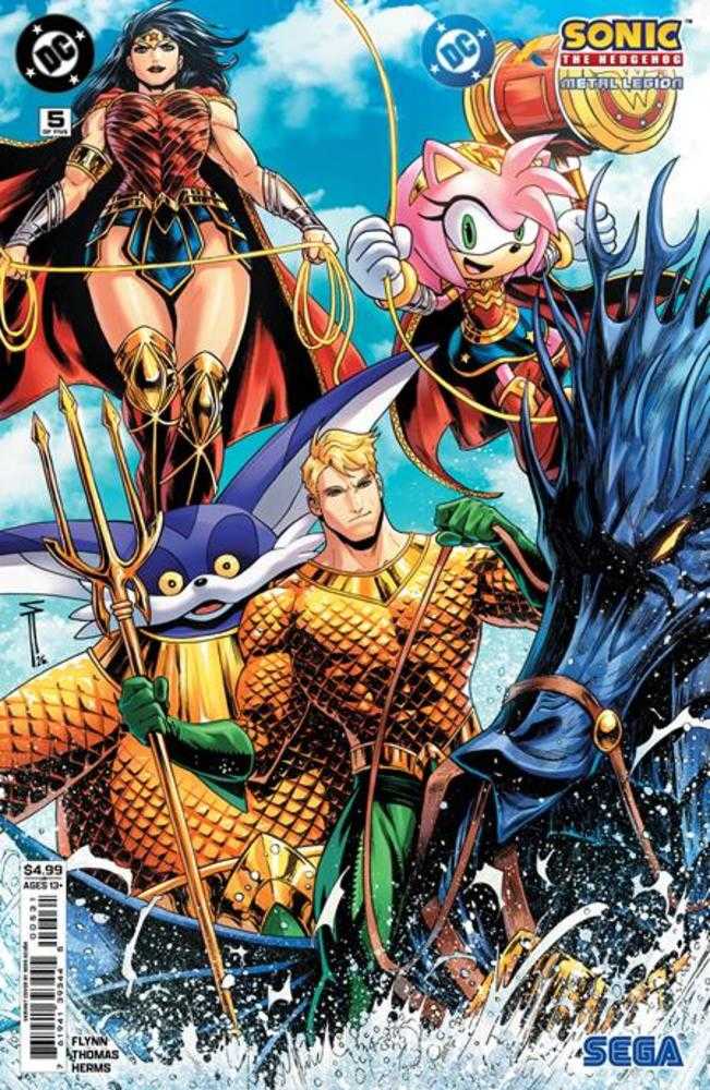 DC X Sonic The Hedgehog Metal Legion #5 (Of 5) Cover C Serg Acuna Card Stock Variant