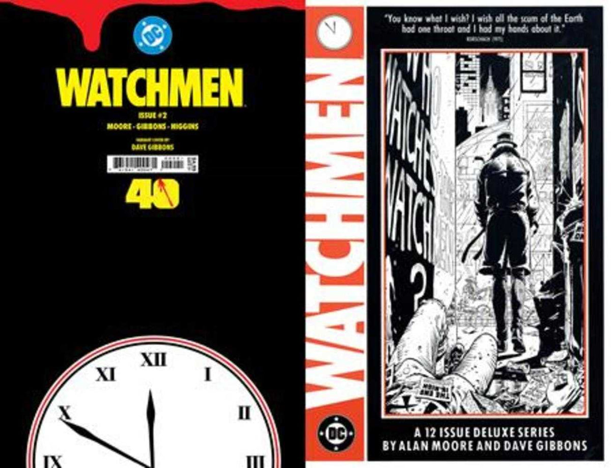 Watchmen #2 (Of 12) Facsimile Edition Cover B Dave Gibbons Card Stock Variant (Mature)