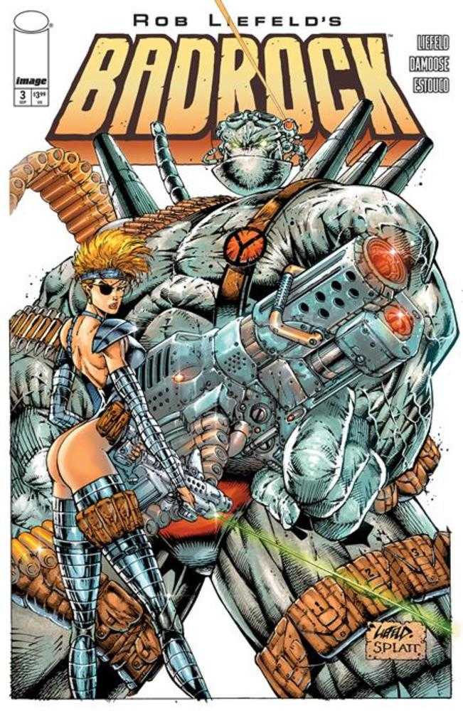 Badrock #3 Cover G 1 in 50 Rob Liefeld & Stephen Platt Variant
