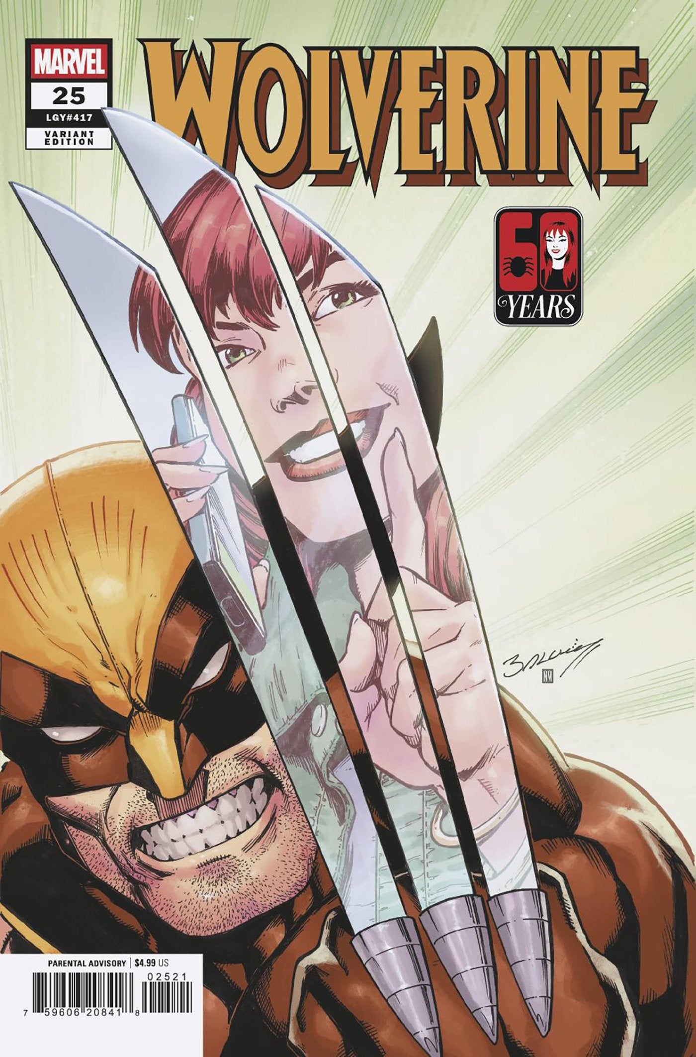Wolverine #25 Mark Bagley Mary Jane Watson Variant