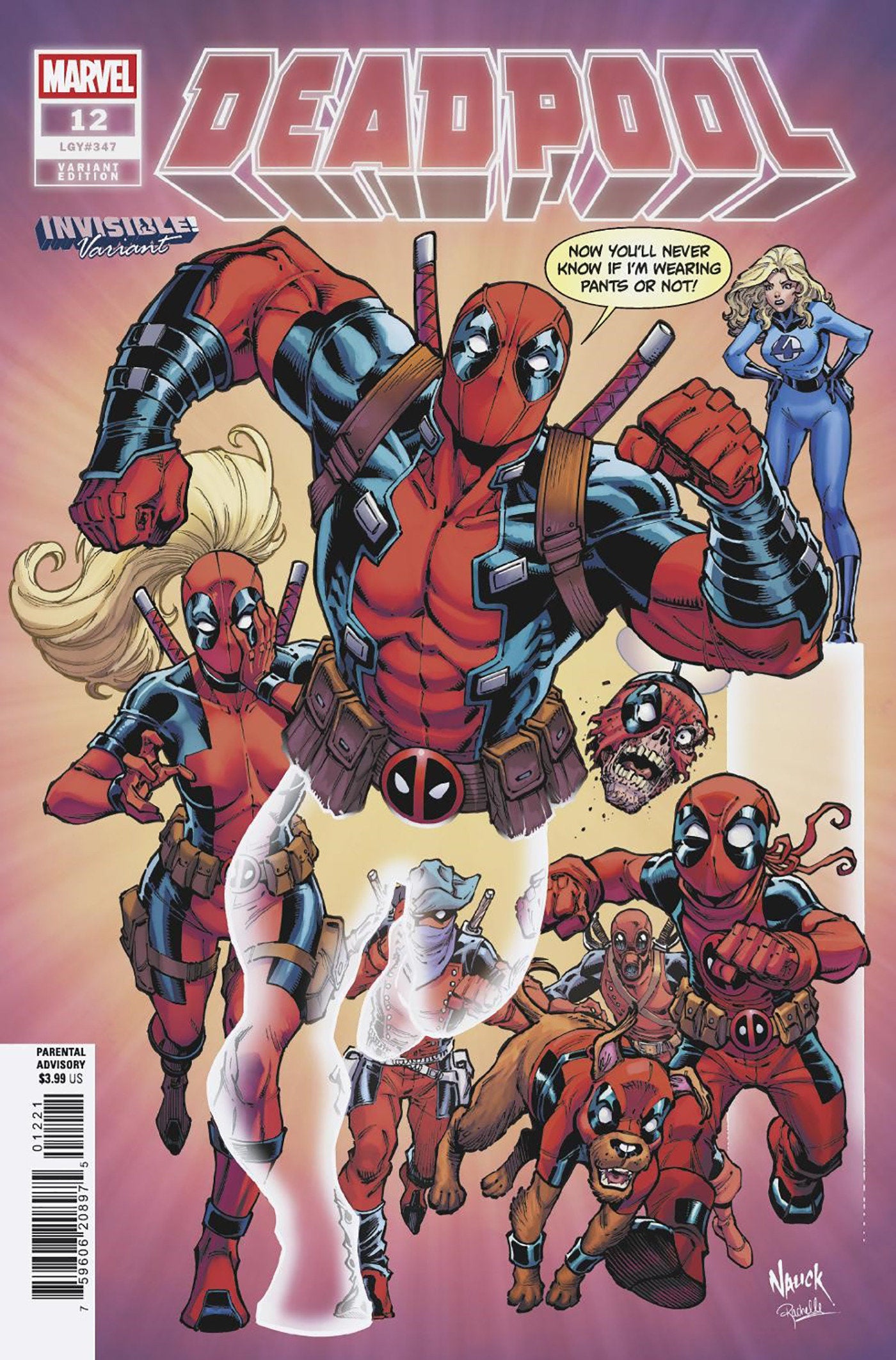 Deadpool #12 Todd Nauck Invisible! Variant [Dvs] – Tardys