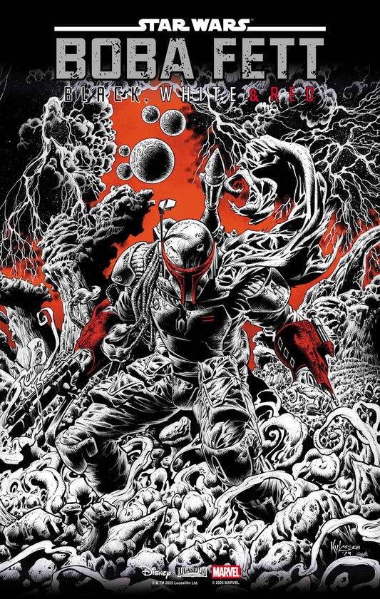 Star Wars: Boba Fett   Black, White & Red #2 Kyle Hotz Variant