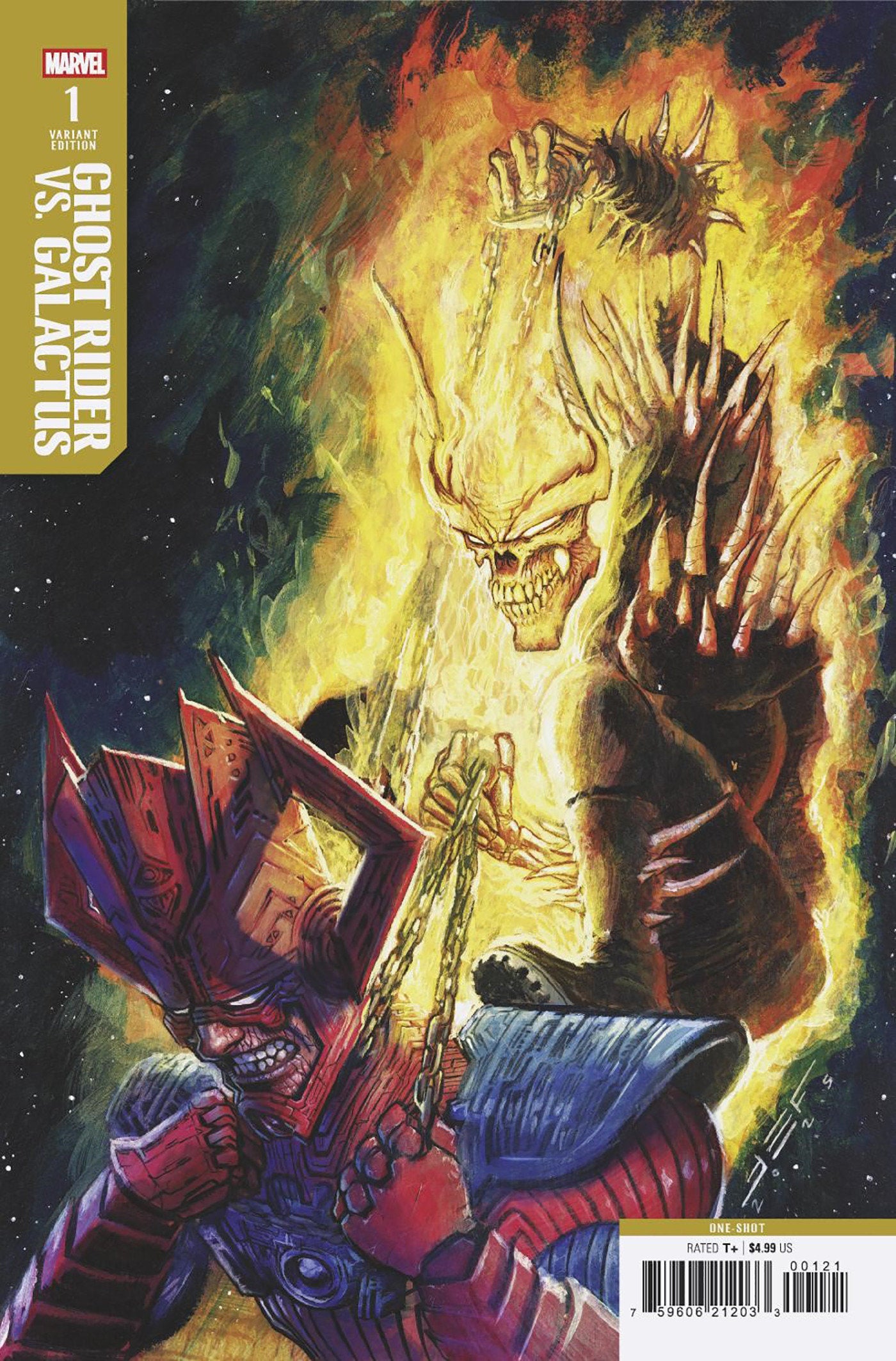 Ghost Rider vs. Galactus #1 Juan Ferreyra Variant
