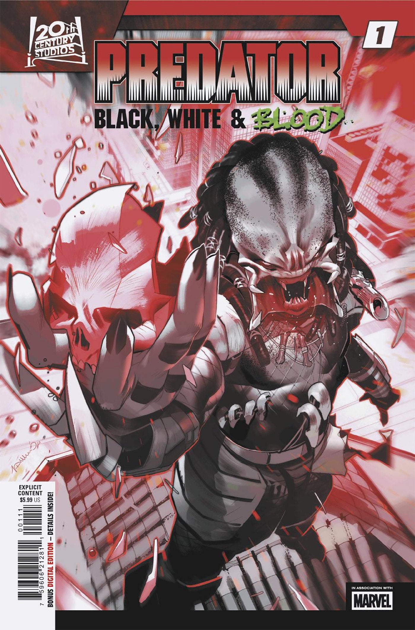 Predator: Black, White & Blood #1