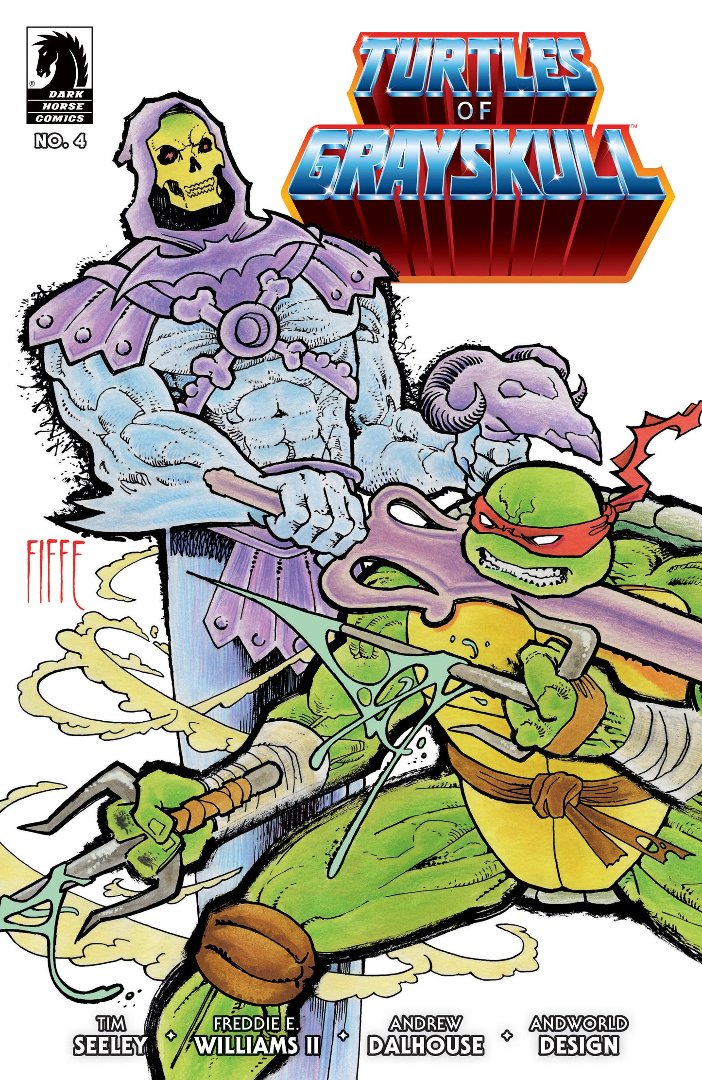 Masters Of The Universe/Teenage Mutant Ninja Turtles: Turtles Of Grayskull #4 (Cover B) (Michel Fiffe)