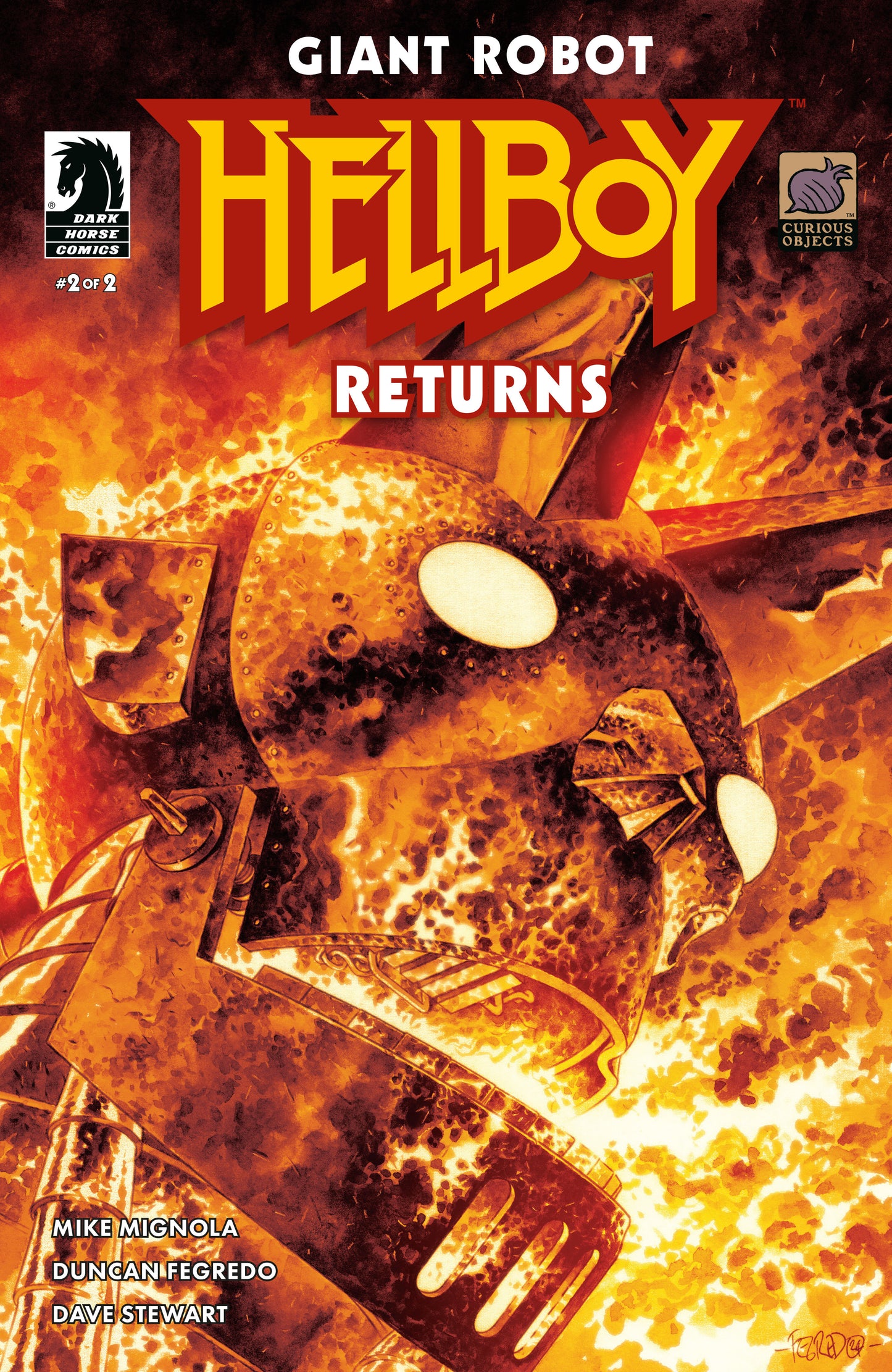 Giant Robot Hellboy Returns #2 (Cover A) (Duncan Fegredo)
