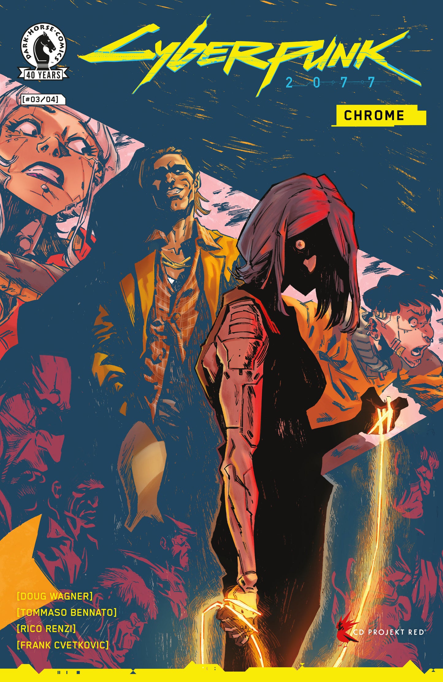 Cyberpunk 2077: Chrome #3 (Cover A) (Tommaso Bennato)