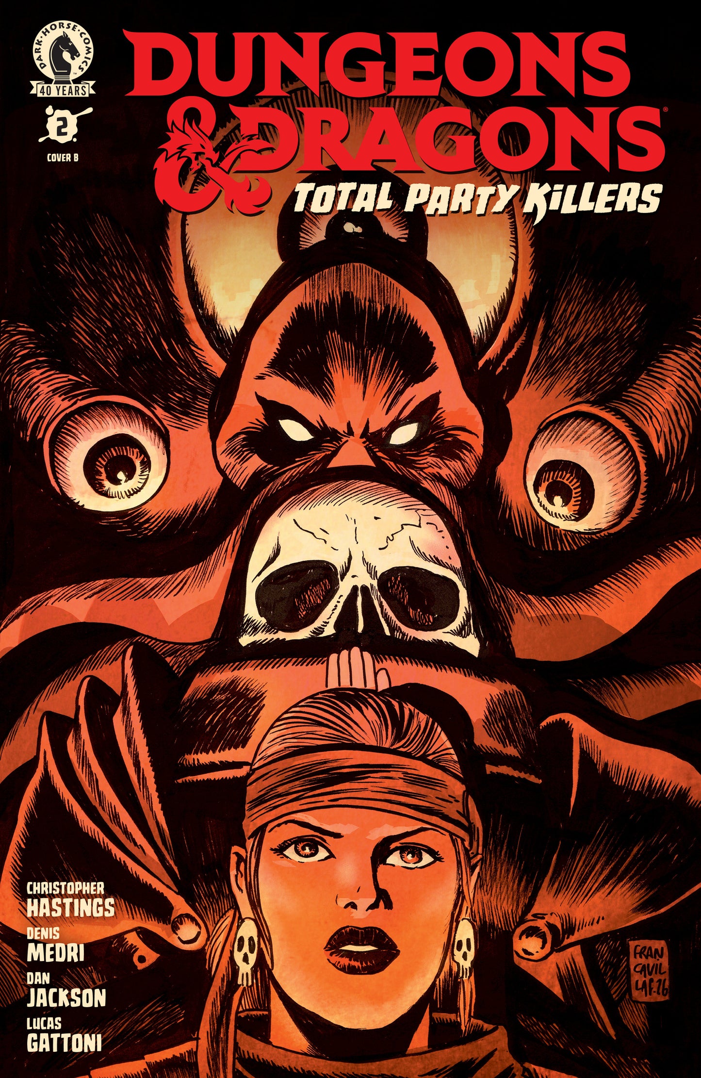 Dungeons & Dragons: Total Party Killers #2 (Cover B) (Francesco Francavilla))