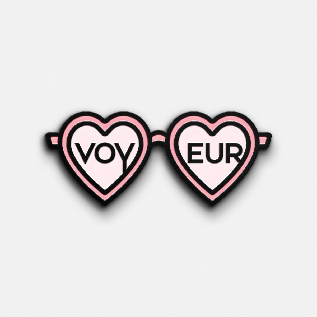 Voyeur #2 Sunglass Enamel Pin 5 Copy Pack 1 in 10