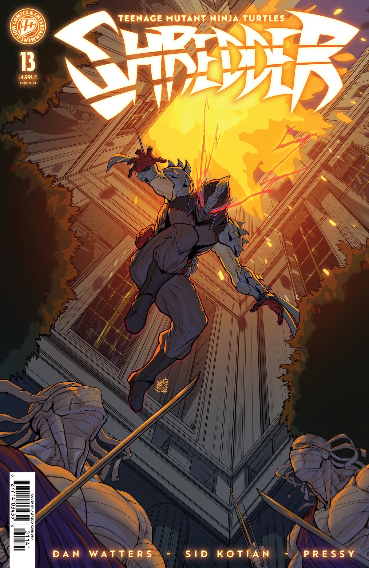 Teenage Mutant Ninja Turtles: Shredder #13 Variant Ri (10) (Cardona)