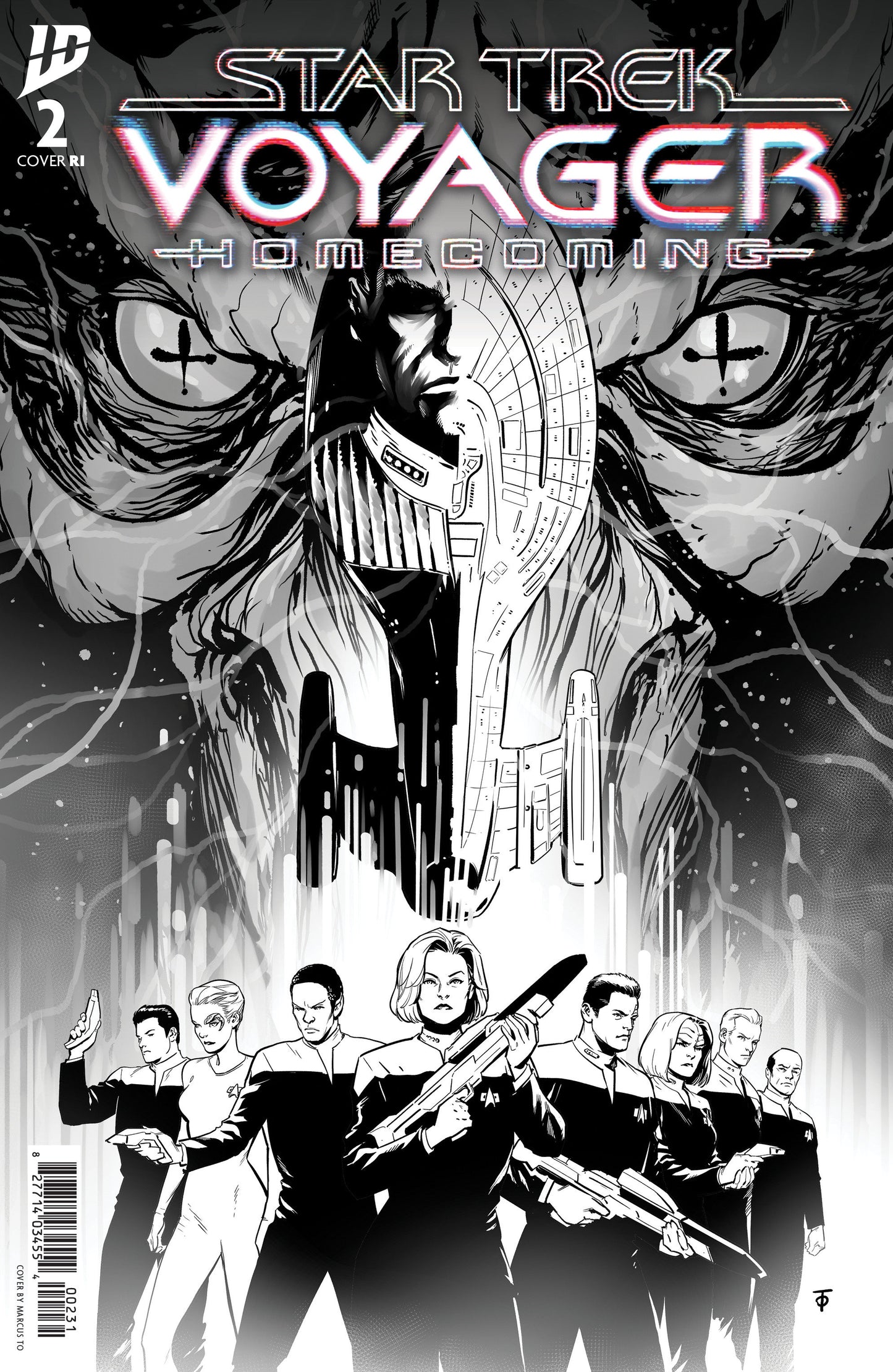Star Trek: Voyager Homecoming #2 Variant Ri (10) (To Black & White)