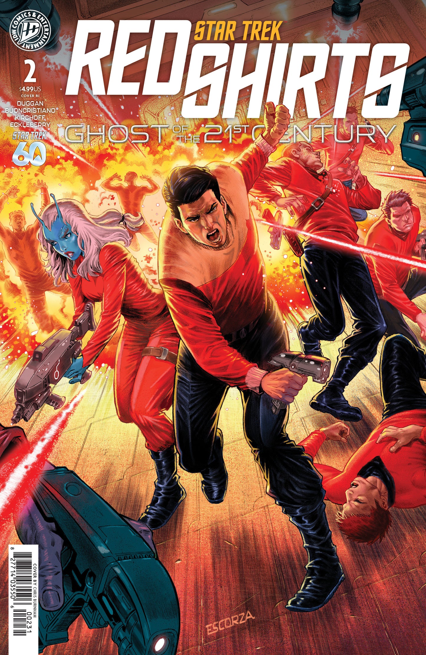 Star Trek: Red Shirts Ghost Of The 21st Century #2 Variant Ri (10) (Escorza Brothers)