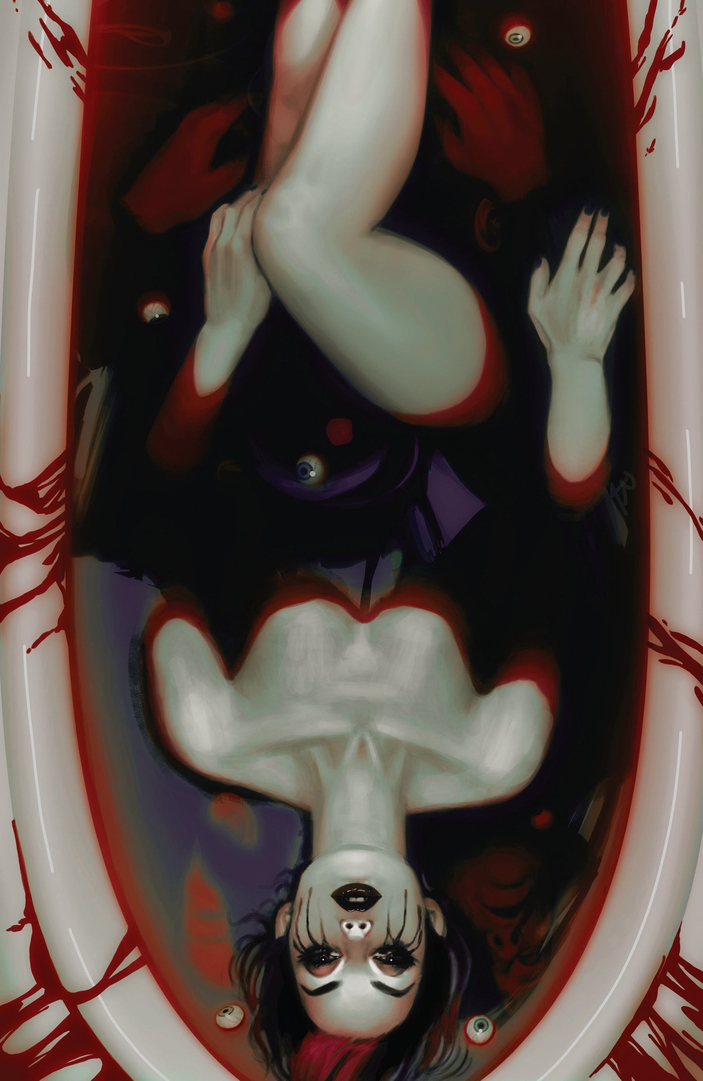 Hello Darkness #24 D 1 in 10 Variant Edition (Full Art, Puebla)