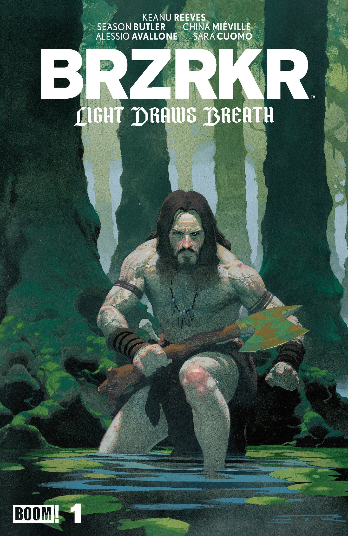 BRZRKR: Light Draws Breath #1 C Variant (Dressed, Foil, Ribic)