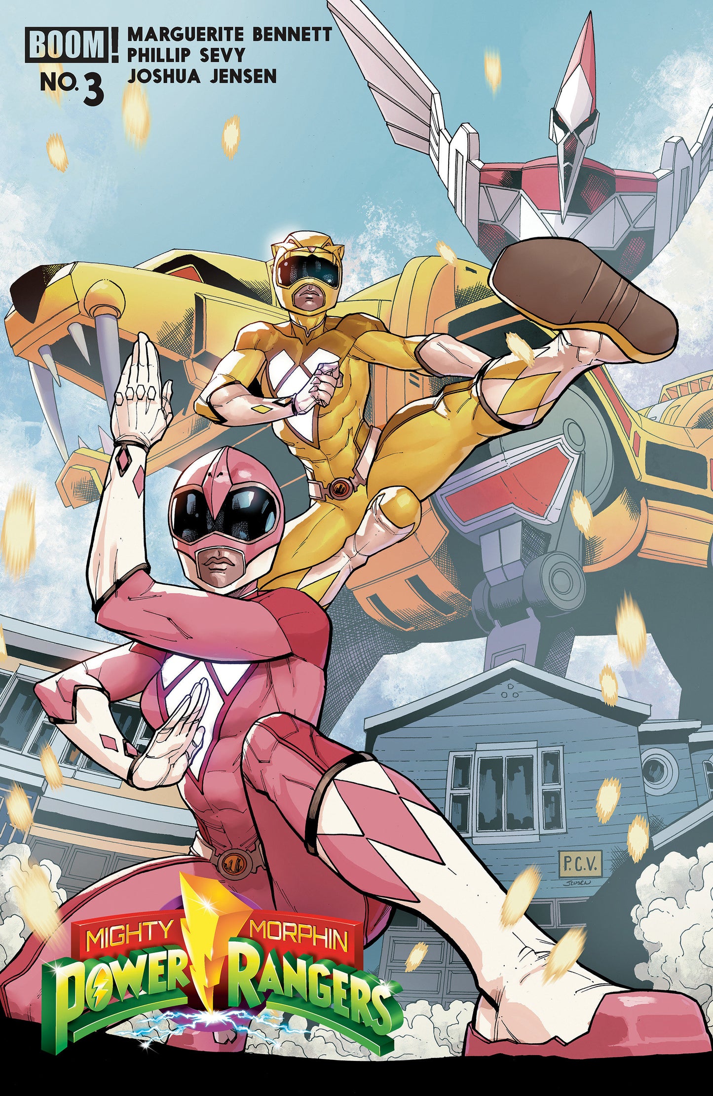 Mighty Morphin Power Rangers (2026) #3 B Variant (Dressed, Sevy)
