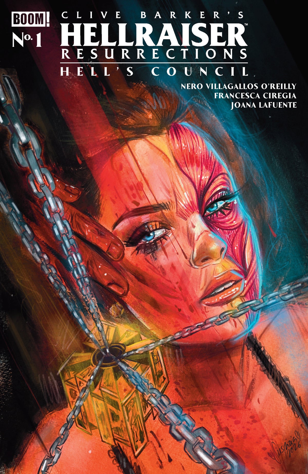 Hellraiser: Resurrections Hell's Council #1 G Foc Reveal Variant (Dressed, Vilchez)