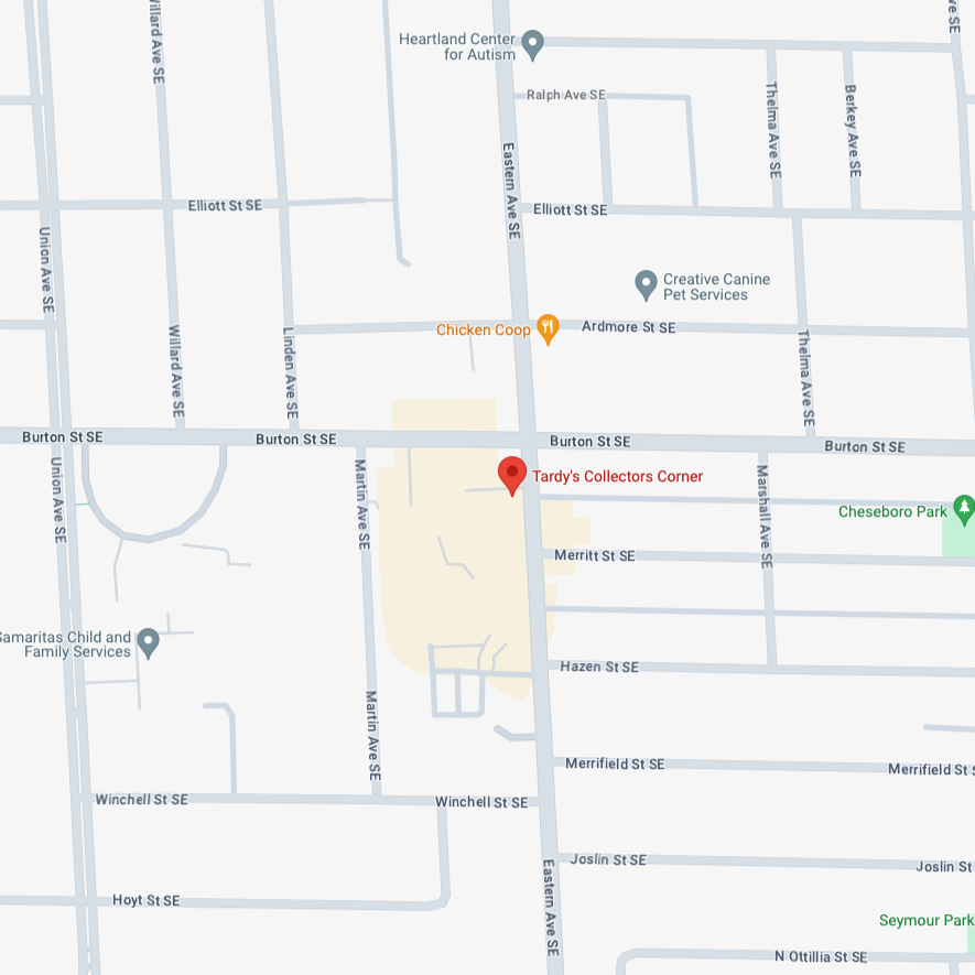 Tardys Collectors Corner Map View