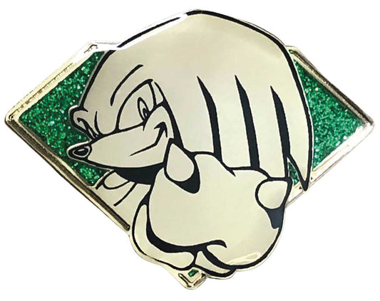 Sonic The Hedgehog Golden Knuckles Emerald Pin