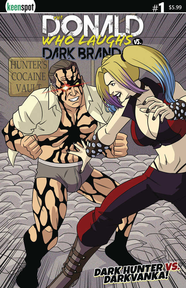 Donald Who Laughs vs Dark Brandon #1 Cover C Dark Hunter vs Da