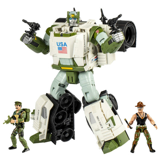 Transformers X G.I. Joe Kup Triple T & Sgt Slaughter Action Figure Set (N