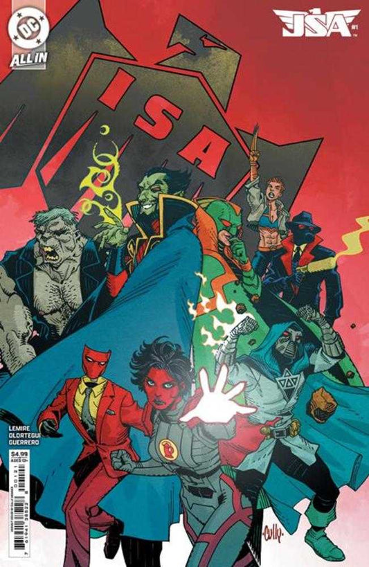 Jsa #1 Cover B Cully Hamner Card Stock Variant