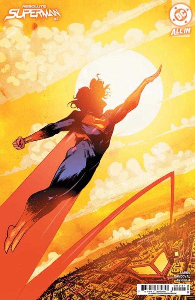 Absolute Superman #2 Cover D 1 in 25 Sanford Greene Card Stock Variant