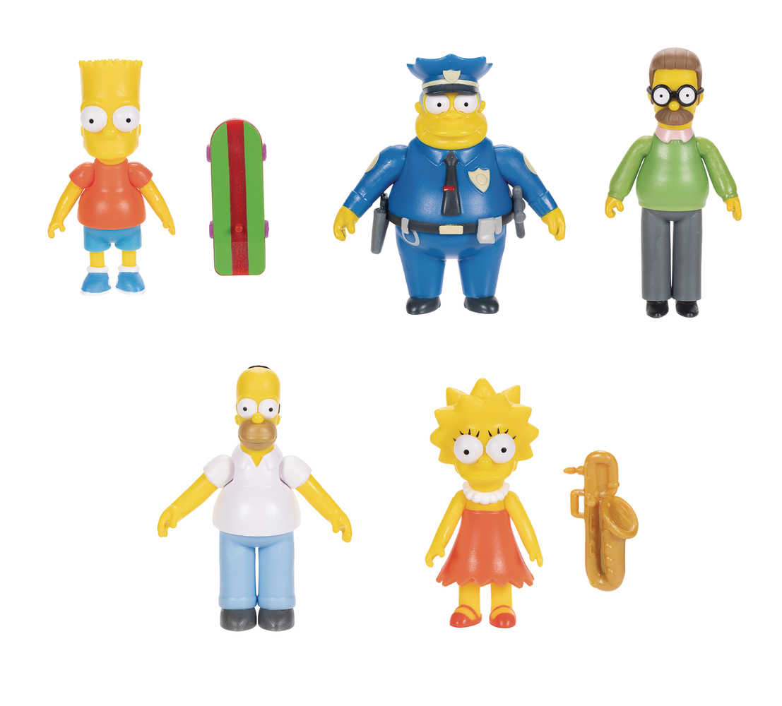 Simpsons 2-1/2in Scale Action Figure Wv1 Assortment