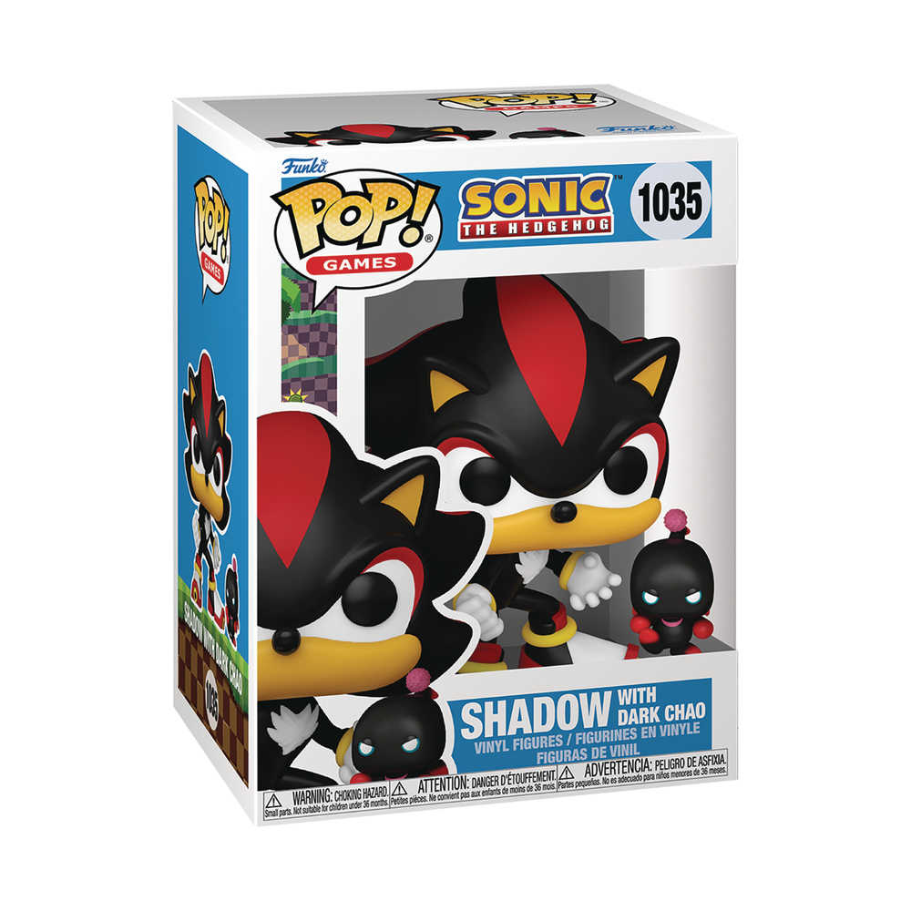 Pop & Buddy Sonic Shadow W/Chao Vinyl Figure