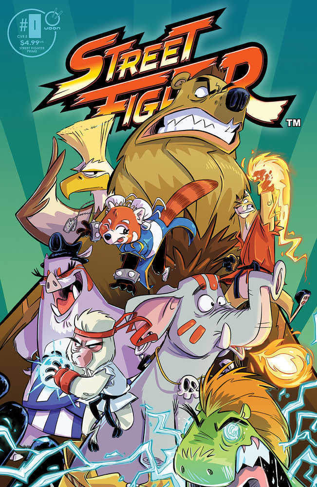 Street Fighter Prime #0 Cover E 5 Copy Variant Edition Gordine