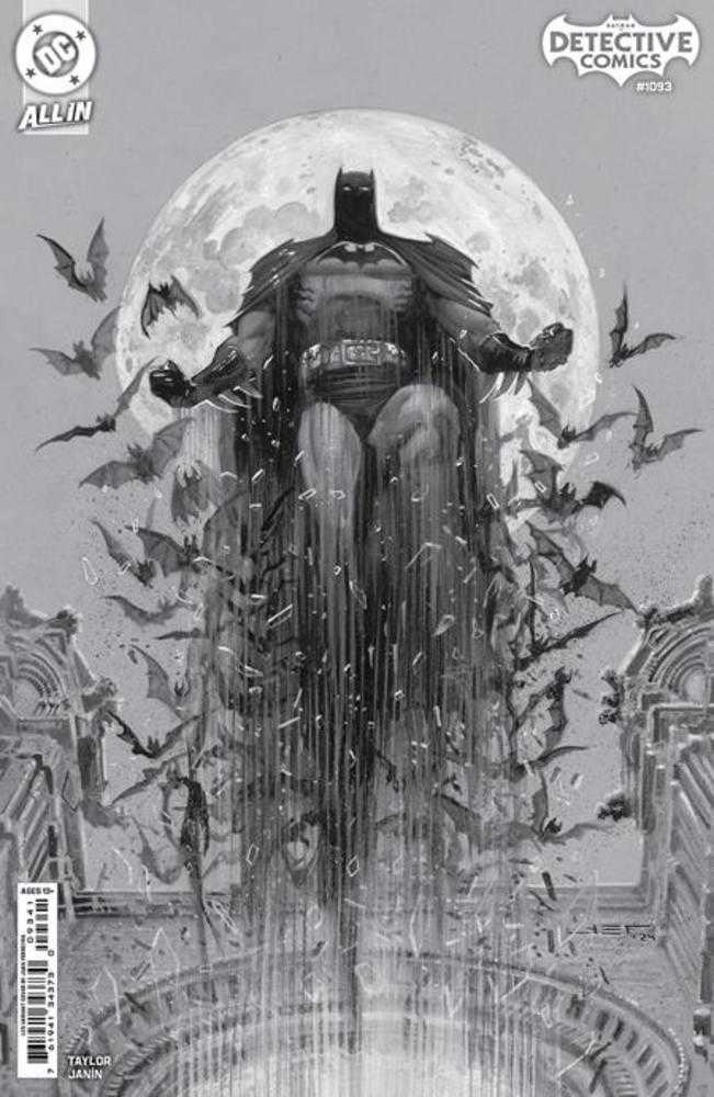 Detective Comics #1093 Cover D 1 in 25 Juan Ferreyra Black & White Card Stock Variant