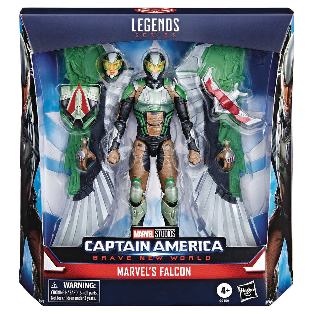 Captain America Legends 6in Bnw Falcon Action Figure