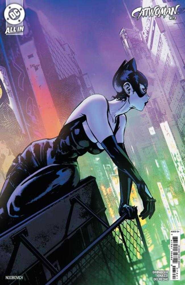 Catwoman #73 Cover E 1 in 25 Noobovich Card Stock Variant