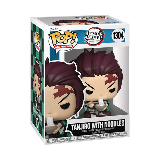 Pop Animation Demon Tanjiro with Noodles Vinyl Figure