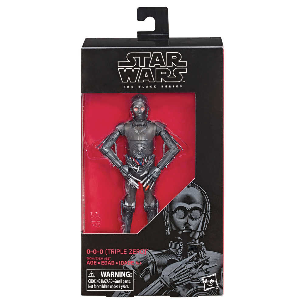 Star Wars Black Series Eu 6in 0-0-0 (Triple Zero) Action Figure Re-Run  (