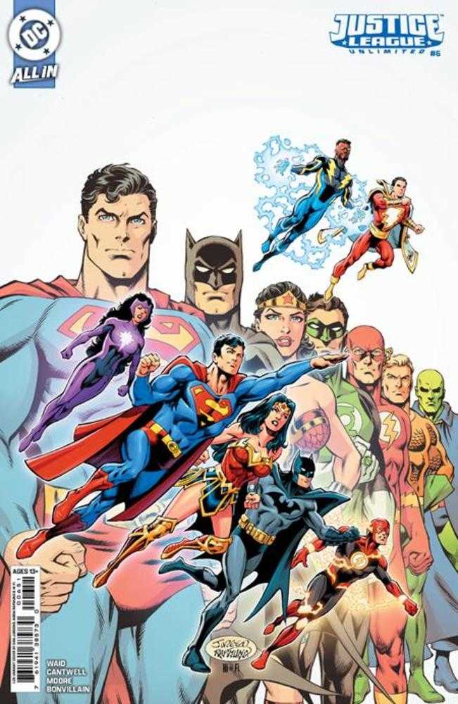 Justice League Unlimited #6 Cover E 1 in 25 Dan Jurgens Card Stock Variant (We Are Yesterday)